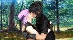  ayane_(doa) crossover dead_or_alive dead_or_alive_5 final_fantasy final_fantasy_xv kiss kissing noctis_lucis_caelum 