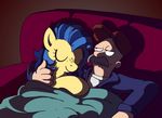  crossover duo equine eyes_closed female feral freckles friendship_is_magic futurama horse human male mammal milky_way_(character) milky_way_(mlp) my_little_pony p.chronos pony scruffy_(futurama) sleeping 