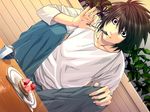  black_hair candy death_note food l l_(death_note) l_lawliet male male_focus short_hair shueisha sweets 