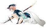  copyright_request gloves grey_eyes hat red_hair solo sorachi_satoko sword weapon 