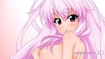  breasts nipples pink_hair purple_eyes sugimura_tomokazu tagme 