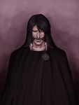  bleach bleach:_the_thousand-year_blood_war cloak highres juha_bach juhabach male male_focus quincy quincy_(bleach) solo yhwach yhwack 