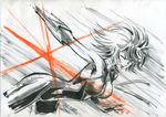  cutie_honey hayama_jun'ichi hayama_junichi illustration ink sword touei weapon wink 