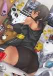  :&lt; ass batman_(series) black_hair black_panties blush breasts brown_eyes buruma dark_skin dutch_angle exaxuxer facebook hair_over_one_eye highres huge_ass kuma kuu-chan_(exaxuxer) large_breasts league_of_legends long_hair looking_back monitor my_chemical_romance off_shoulder original panda panties pooh poster_(object) skype solo stuffed_animal stuffed_toy teddy_bear thai the_dark_knight_rises thighhighs trefoil underwear volibear winnie_the_pooh 