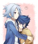  ? blue_eyes blue_hair blush fubuki_shirou inazuma_eleven_(series) inazuma_eleven_go male_focus multiple_boys older smile yukimura_hyouga yuuki_arisu_(yuigi) 