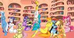  applejack fluttershy friendship_is_magic kloudmutt my_little_pony pinkie_pie princess_celestia rainbow_dash rarity spitfire trixie_lulamoon twilight_sparkle 