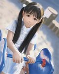  3d bad_id bad_pixiv_id child long_hair original playground siraha solo twintails 