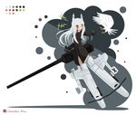  animal_ears bad_id bad_pixiv_id chameleon_man_(three) flat_color glasses gloves gun heidimarie_w_schnaufer hirschgeweih_antennas jacket military military_uniform red_eyes solo strike_witches striker_unit uniform weapon white_hair world_witches_series 