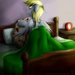  alarm_clock bed bedroom blonde_hair blush derpy_hooves_(mlp) equine female feral food food_play friendship_is_magic hair mammal masturbation moan muffin my_little_pony pegasus pillow rule1of1coldfire sex solo wings 