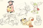  ambiguous_gender anal anal_penetration ass_up balls butt chameleon crossgender cum curled_tail duo erection feral feral_on_feral gay kecleon knife legendary_pok&#233;mon looking_at_viewer looking_back lugia male masturbation meowth miltank multiple_scenes nintendo palkia penetration penis pok&#233;mon pok&eacute;mon presenting presenting_hindquarters raised_tail samurott shaymin sketch solo ukkappa video_games weapon 