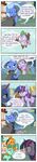  amulet cape comic cutie_mark dialog dialogue dragon english_text equine female feral freckles friendship_is_magic glowing hair horn horse karzahnii levitation magic mammal multi-colored_hair my_little_pony pony scalie snails_(mlp) snips_(mlp) spike_(mlp) text trixie_(mlp) twilight_sparkle_(mlp) unicorn white_hair 