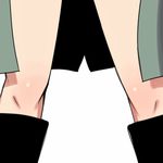  aaaa boots close-up coat flashing knee_boots legs naked_coat original pigeon-toed simple_background solo white_background 