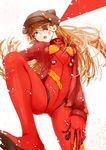  bad_id bad_pixiv_id blue_eyes evangelion:_3.0_you_can_(not)_redo eyepatch hat jacket kumatani long_hair neon_genesis_evangelion open_clothes open_jacket open_mouth orange_hair plugsuit rebuild_of_evangelion shikinami_asuka_langley solo souryuu_asuka_langley 