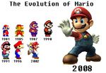  1boy 80s 90s donkey_kong_(series) evolution facial_hair gloves hat mario mario_bros. mustache nes nintendo nintendo_64 nintendo_wii oldschool overalls retro super_mario_64 super_mario_bros. super_mario_bros._2 super_mario_bros._3 super_mario_sunshine super_mario_world super_nintendo super_smash_bros. 