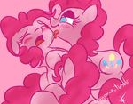  clone cradeelcin cutie_mark equine eyes_closed female feral friendship_is_magic fur hair horse lesbian licking mammal my_little_pony open_mouth pink_fur pink_hair pinkie_pie_(mlp) pony selfcest square_crossover tongue 