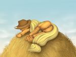  anatomically_correct anus applejack_(mlp) butt female friendship_is_magic hat hooves my_little_pony pussy solo teats 