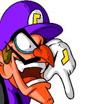  gloves hat lowres mario_(series) open_mouth super_mario_bros. waluigi 