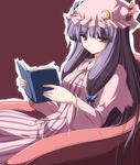  blush book patchouli_knowledge purple_hair solo subaru_noji touhou 