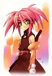  2003 belt elbow_gloves gloves green_eyes itou_noiji pink_hair presea_combatir tales_of_(series) tales_of_symphonia twintails 