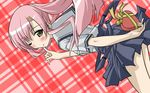  artist_request blush box hayate_no_gotoku! heart-shaped_box highres katsura_hinagiku object_behind_back one_eye_closed skirt solo valentine 