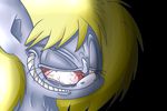  .mov blonde_hair bloodshot_eyes creepy derpy_hooves_(mlp) equine extradan female friendship_is_magic hair hi_res horse jerky_hooves mammal my_little_pony pegasus pony solo wings 