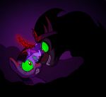  black_hair corruption crown duo equine euqine eye_mist fangs female feral friendship_is_magic glowing hair horn horse king_sombra_(mlp) low_res magic male mammal mickeymonster multi-colored_hair my_little_pony pony red_eyes twilight_sparkle_(mlp) unicorn 