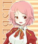  :d bad_id bad_pixiv_id character_name hair_ornament hairclip lisbeth open_mouth outline pink_eyes pink_hair short_hair smile solo sword_art_online tsukasa_kinako upper_body 