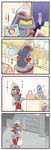  arbok bisharp comic fuuro_(pokemon) gen_1_pokemon gen_5_pokemon highres no_humans pokemon pokemon_(creature) sawk sougetsu_(yosinoya35) translated 