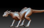  ambiguous_gender cgi dragon feral solo work_in_progress zbrush 
