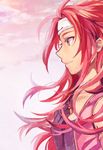  bad_id bad_pixiv_id black_gloves crying gloves headband long_hair male_focus profile purple_eyes red_hair solo sosopi tales_of_(series) tales_of_symphonia tears zelos_wilder 