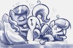  &lt;3 cub cunnilingus cutie_mark diamond_tiara_(mlp) duo equine female feral friendship_is_magic greyscale horse lesbian little mammal monochrome my my_little_pony open_mouth oral oral_sex plain_background pony sex signature silver_spoon_(mlp) theofficialwheel vaginal wheel young 