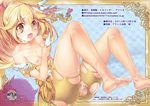  ajishio barefoot bike_shorts blonde_hair blush choker cover cover_page covering covering_breasts cure_peace dress_pull flat_chest hair_flaps hair_ornament kise_yayoi long_hair looking_at_viewer magical_girl masturbation nipples open_mouth ponytail precure pussy pussy_juice rating revision self_fondle shorts shorts_under_skirt skirt smile_precure! solo tiara tongue tongue_out torn_bike_shorts torn_clothes watermark web_address yellow_eyes yellow_shorts yellow_skirt 