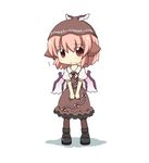  bad_id bad_pixiv_id chibi dress fuuen_(akagaminanoka) hat mystia_lorelei shy solo touhou wings 