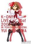  bad_id bad_pixiv_id brown_eyes brown_hair hat hirasawa_yui k-on! let's_go! plaid plaid_skirt short_hair skirt solo wan-taka 