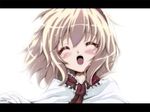  :d ^_^ ^o^ alice_margatroid bad_id bad_pixiv_id blonde_hair blush capelet closed_eyes necktie open_mouth red_neckwear satou_kuroon short_hair smile solo touhou upper_body 