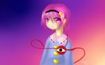  blue flandre495 headdress komeiji_satori pink pink_eyes pink_hair short_hair touhou 