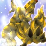  back balls biceps butt canine claws e-w01f eyes_closed fur male mammal muscles nude pawpads pose solo yellow_fur 