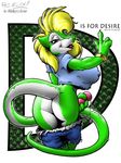  bottomless breasts butt chameleon clothed clothing cum cum_on_self cum_on_tail desire desire_(character) dickgirl erection ferris half-dressed herm huge_breasts intersex lizard looking_at_viewer penis reptile scalie 