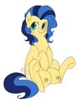  equine female friendship_is_magic horse mammal milky_way_(character) my_little_pony pony sitting solo teats unknown_artist 