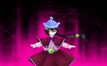  dress flandre495 goth-loli hat loli long_hair original pink purple_eyes skirt touhou 