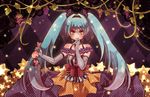  :q bad_id bad_pixiv_id blue_hair bunny corset dress elbow_gloves food fruit gloves grapes hatsune_miku long_hair nemuri_nemu smile solo star stuffed_animal stuffed_toy tongue tongue_out twintails very_long_hair vocaloid yellow_eyes 