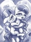  &lt;3 black_and_white cub cutie_mark diamond_tiara_(mlp) duo equine female feral friendship_is_magic greyscale horse lesbian little mammal monochrome my_little_pony pony silver_spoon_(mlp) teats theofficialwheel unknown_artist young 