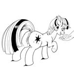  anus black_and_white cutie_mark disembodied_hand drooling duo equine female feral food friendship_is_magic hair horn horse hypnosis kevinsano line_art mammal mind_control monochrome my_little_pony pony pussy saliva twilight_sparkle_(mlp) two_tone_hair unicorn wet_pussy 