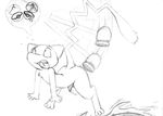  ballbusting castration cock_and_ball_torture fellarts male mew pok&eacute;ball pok&eacute;mon sketch 