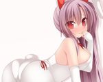  animal_ears bunny_ears bunnygirl chumugi long_hair reisen_udongein_inaba touhou white 