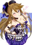  cleavage dress the_idolm@ster the_idolm@ster_million_live! tokoro_megumi 