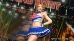  3d blonde_hair blue_eyes cheerleader dead_or_alive dead_or_alive_5 official_art skirt tecmo tina_armstrong 
