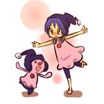  blue_hair dancing dress gen_4_pokemon hat headphones headphones_around_neck hitec mime_jr. moemon personification pokemon pokemon_(creature) short_hair sleeveless 