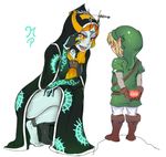  1boy 1girl age_difference anklet barefoot blonde_hair blush boots cap child feet gloves grin hat heart jewelry link love maniacpaint midna midna_(true) nintendo orange_hair pointy_ears red_eyes smile spoilers squatting straight_shota the_legend_of_zelda the_legend_of_zelda:_twilight_princess thighs toes twili_midna twilight_princess you_gonna_get_raped 