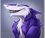  eyes fur purple rotarr saliva sergal smile solo tongue 